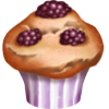 Brombeere-Muffin